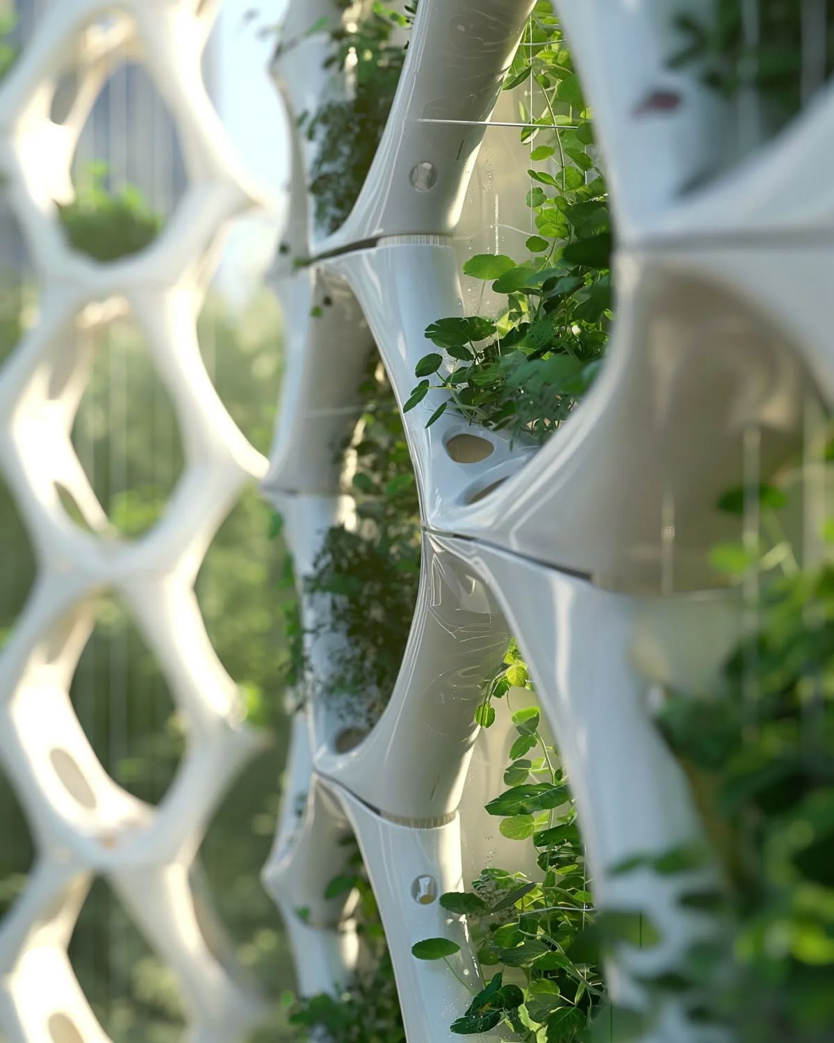 Hong Kong vertical garden façade